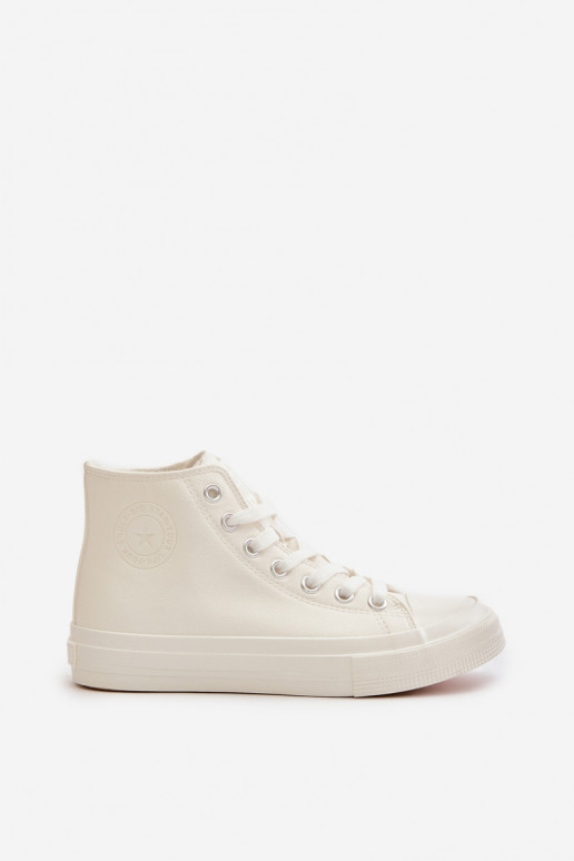 Chaussures de loisirs réchauffer en cuir écologique couleur blanche Big Star OO274932 Chaussures de loisirs réchauffer en cuir écologique couleur blanche Big Star OO274932
