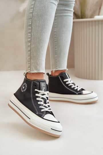 opInarmen Vrijetijdsschoenen met platform Eko Leer Big Star OO274062 zInart 2