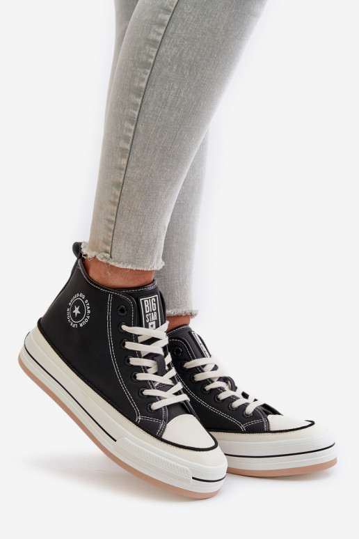 opInarmen Vrijetijdsschoenen met platform Eko Leer Big Star OO274062 zInart