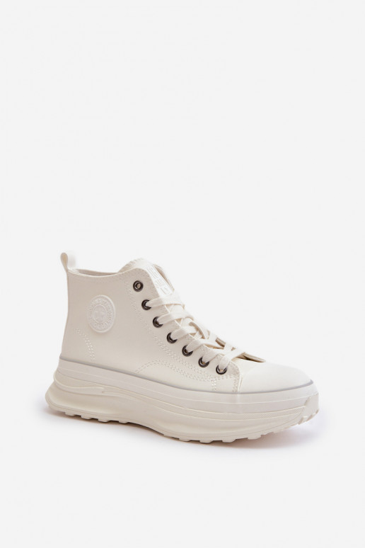 Freizeitschuhe mit einer Plattform Eko Haut Big Star OO274064 Zueiße Farbe