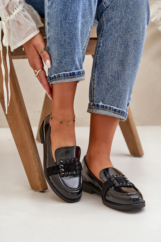 Gelakte mocassins Dames met ornamenten zInart Vinceza 58389 Gelakte mocassins Dames met ornamenten zInart Vinceza 58389