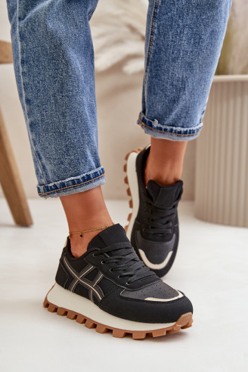 Sneakers model schoenen sportschoenen Dames met veters met platform zInart Mialunae 2