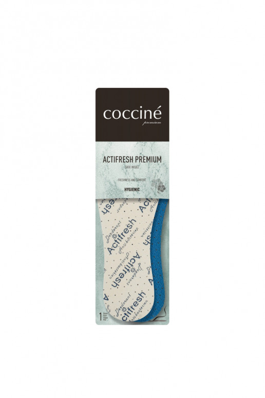 Coccine antibacteriële mintkleurige inlegzolen Actifresh Premium