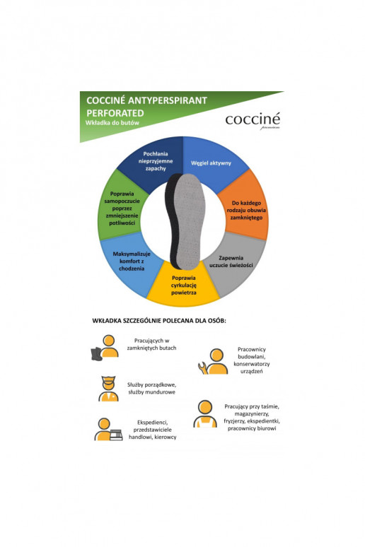 Semelles Coccine au charbon actif