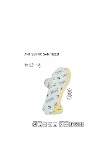 Semelles antibactériennes Coccine Sanitized Antiseptique 2