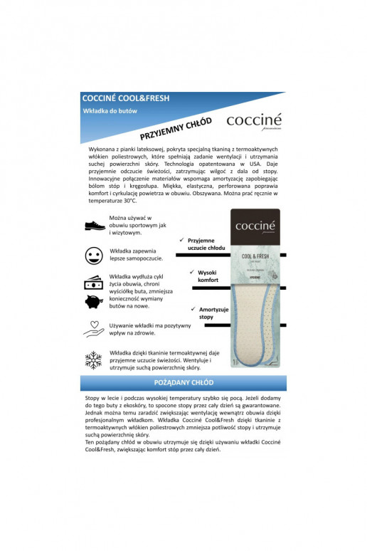 Coccine inlegzolen Cool Fresh Suche Stopy