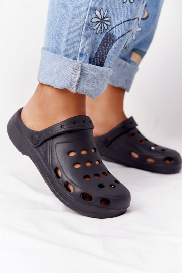 Chaussons couleur noire EVA