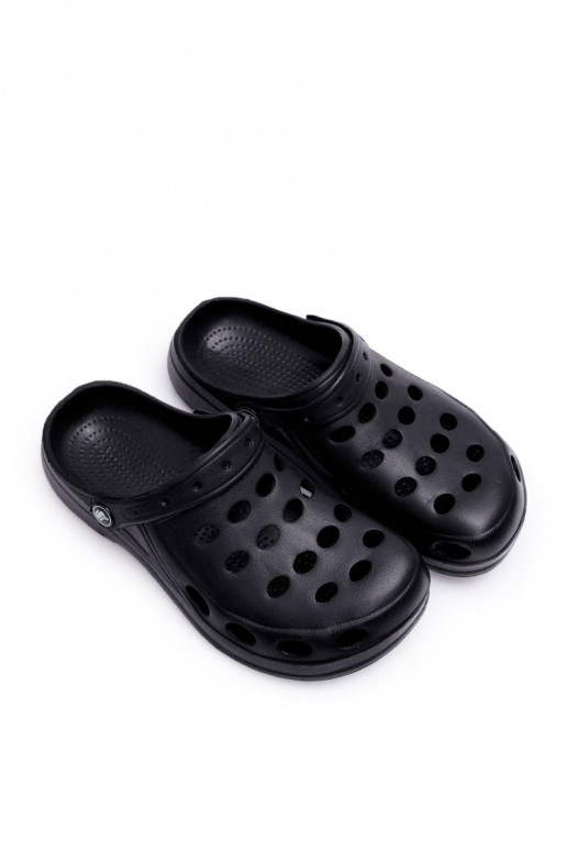 Chaussons couleur noire EVA