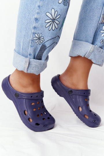 Chaussons EVA bleu foncé