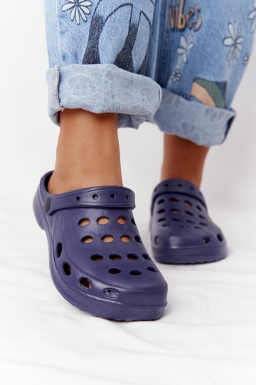 Chaussons EVA bleu foncé 2