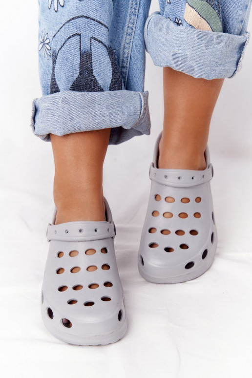 Chaussons couleur gris EVA Chaussons couleur gris EVA
