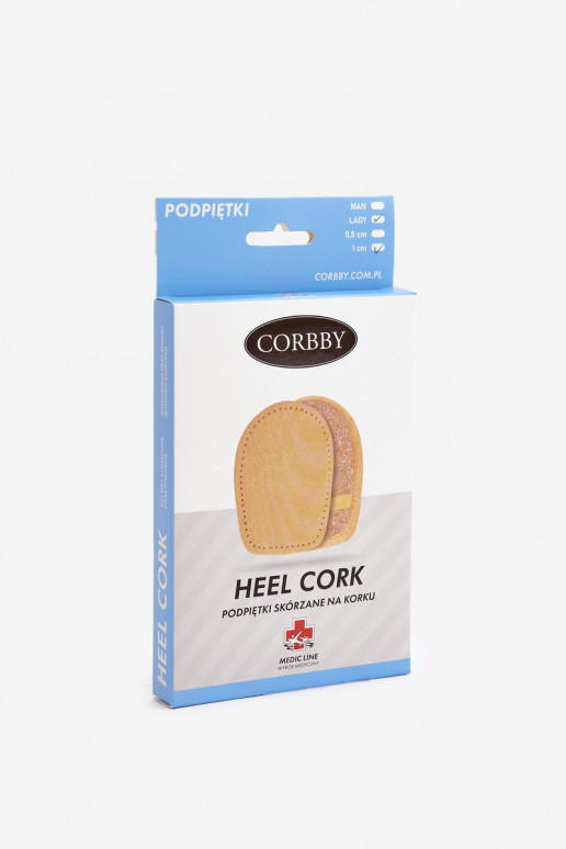 CORBBY Talonnettes en cuir et liège
