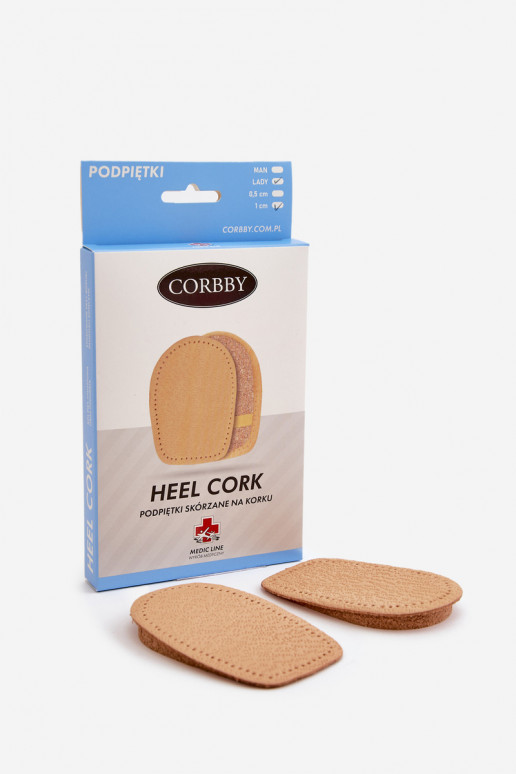 CORBBY Talonnettes en cuir et liège