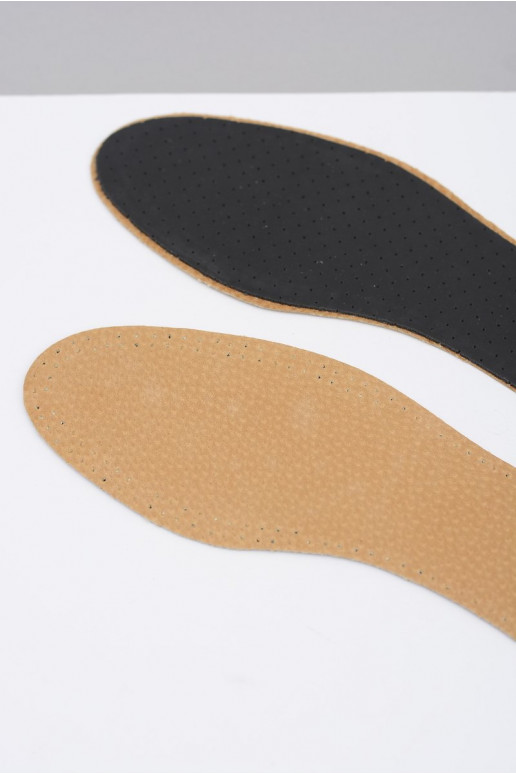 Corbby LEDER LATEX Semelles intérieures en cuir avec charbon actif