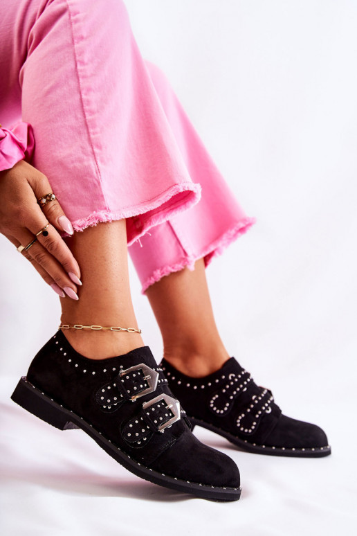 schoenen met gespen Lu Boo zwart