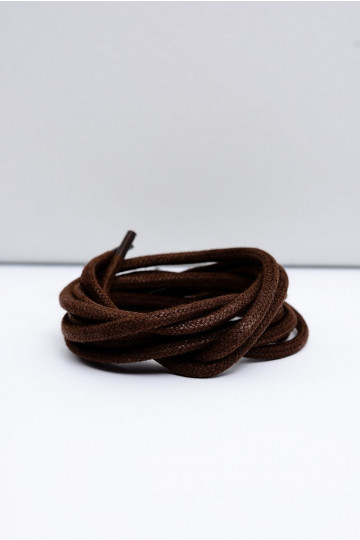Lacets épais cirés Corbby marron