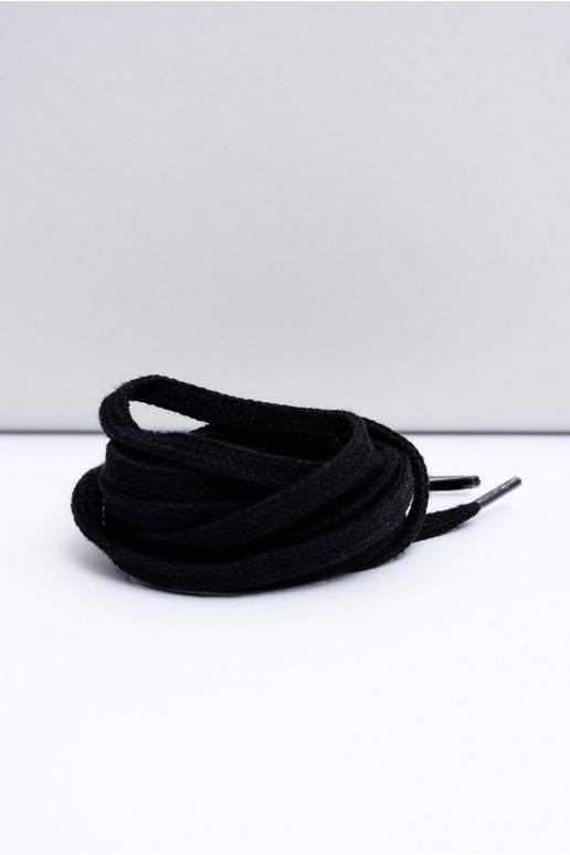 Lacets plats Corbby noirs