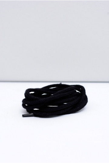 Corbby schwarze runde Schnürsenkel