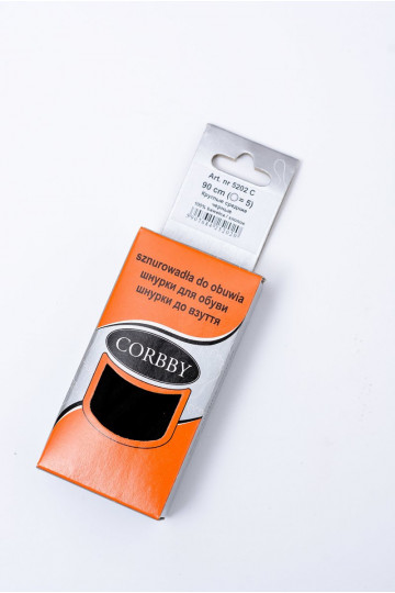 Lacets ronds noirs Corbby 2