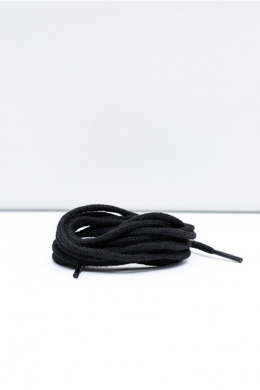 Lacets ronds fins noirs Corbby