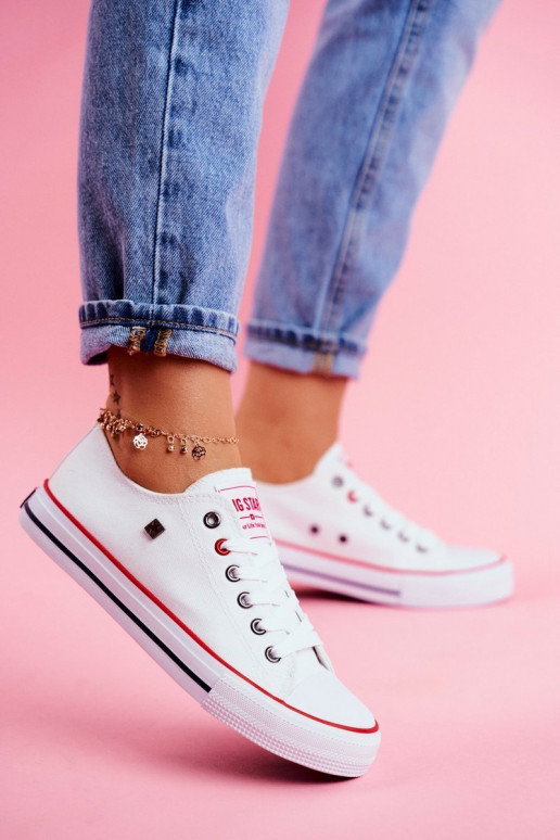 Chaussures de loisirs blanches Big Star T274022 Chaussures de loisirs blanches Big Star T274022