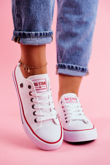 Big Star witte vrijetijdsschoenen T274022 2
