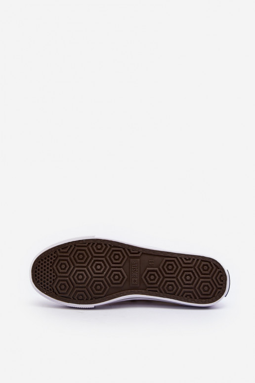 Weiße Freizeitschuhe von Big Star T174102