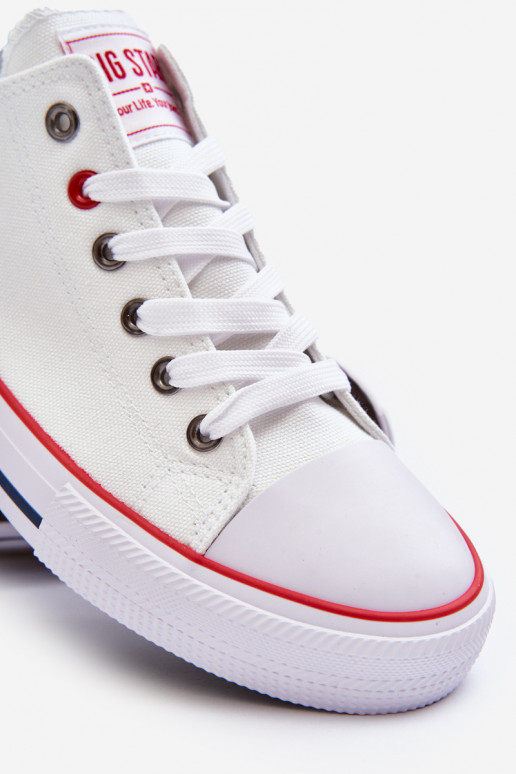 Weiße Freizeitschuhe von Big Star T174102