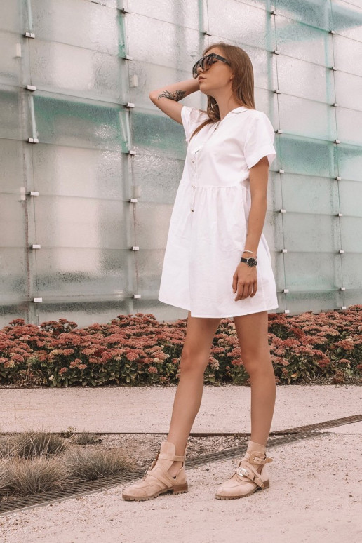 Lu Boo - Bottes en daim beiges Rock Girl Lu Boo - Bottes en daim beiges Rock Girl