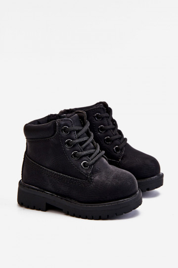 Bottes chaudes noires pour enfants Boots Dexter