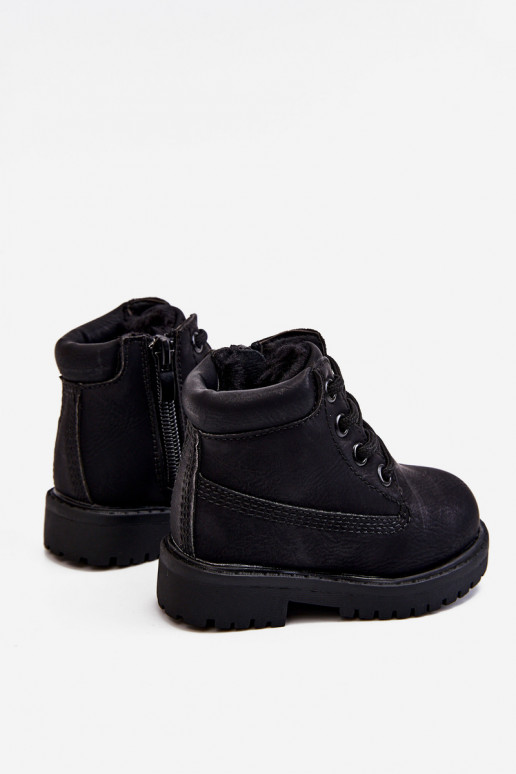 Bottes chaudes noires pour enfants Boots Dexter