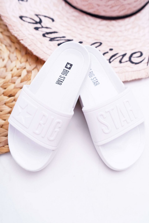 Slippers Kinder Big Star witte kleur DD374154 Slippers Kinder Big Star witte kleur DD374154