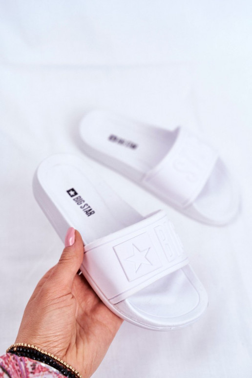 Slippers Kinder Big Star witte kleur DD374154 Slippers Kinder Big Star witte kleur DD374154