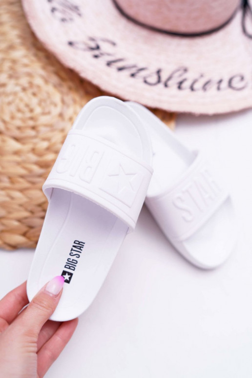 Slippers Kinder Big Star witte kleur DD374154 Slippers Kinder Big Star witte kleur DD374154