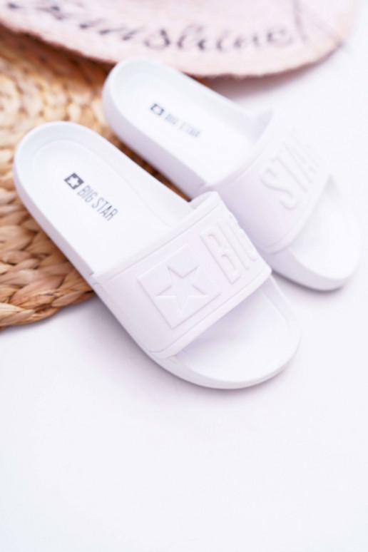 Slippers Kinder Big Star witte kleur DD374154 Slippers Kinder Big Star witte kleur DD374154
