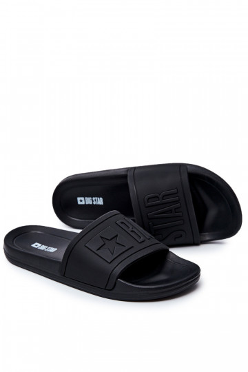 Pantoffels Big Star Rubber zwarte kleur DD174690 2