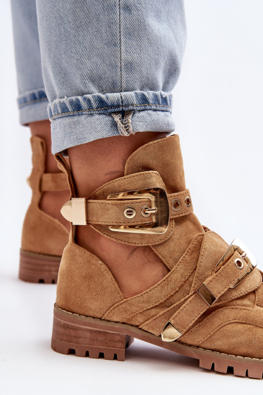 Lu Boo Suède Laarzen Bruin Rock Girl Lu Boo Suède Laarzen Bruin Rock Girl