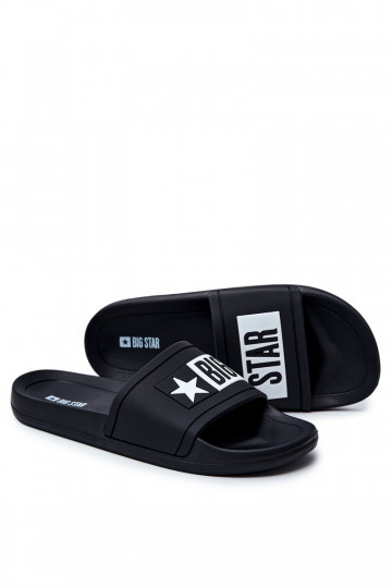 Pantoffels Big Star Rubber zwarte kleur DD174699 2