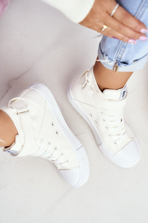 chaussures de loisirs avec semelle Big Star FF274579 couleur blanche chaussures de loisirs avec semelle Big Star FF274579 couleur blanche