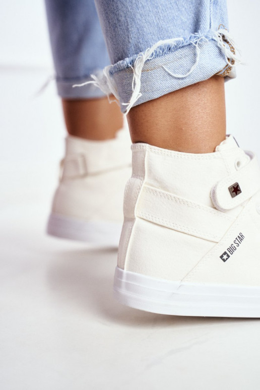 Freizeitschuhe mit Sohle Big Star FF274579 weiße Farbe