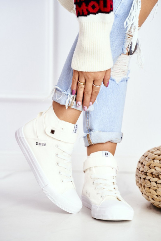 chaussures de loisirs avec semelle Big Star FF274579 couleur blanche chaussures de loisirs avec semelle Big Star FF274579 couleur blanche