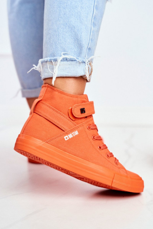 chaussures de loisirs avec semelle Big Star FF274583 couleur orange chaussures de loisirs avec semelle Big Star FF274583 couleur orange