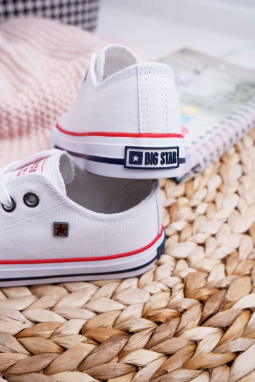 chaussures de loisirs Enfant Big Star FF374200 couleur blanche
