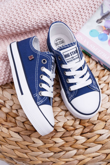 chaussures décontractées Enfant Big Star FF374202 bleu foncé 2