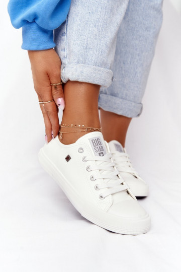 vrijetijdsschoenen Big Star witte kleur V274869