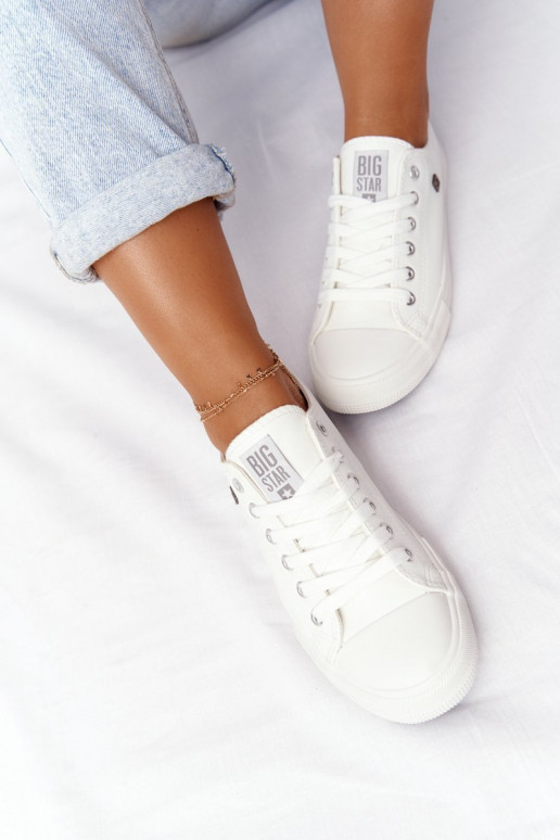 chaussures de loisirs Big Star couleur blanche V274869