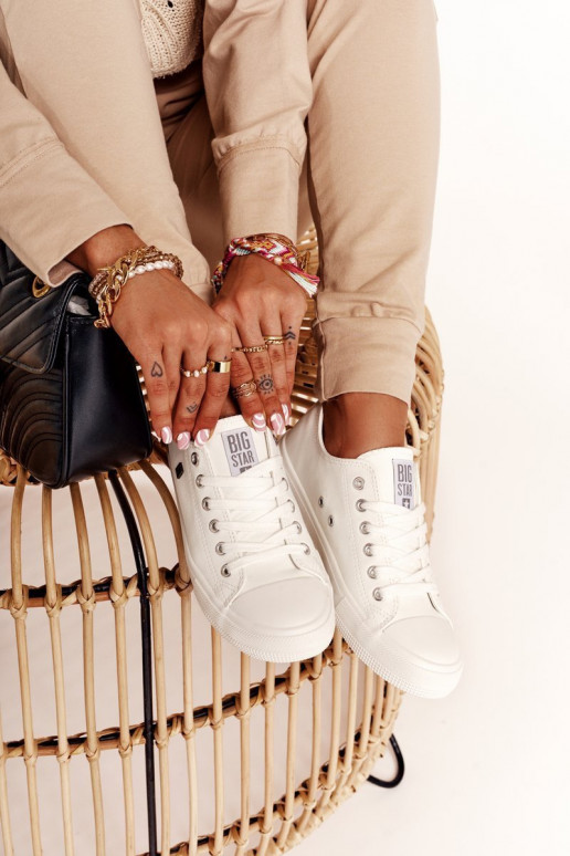 Freizeitschuhe Big Star weiße Farbe V274869 Freizeitschuhe Big Star weiße Farbe V274869