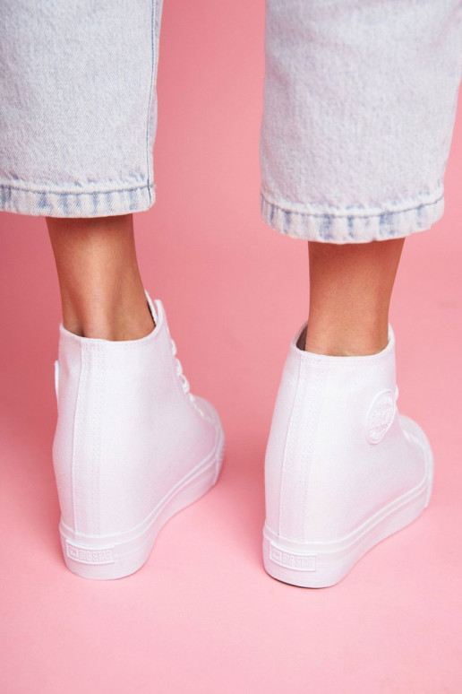 Sneakers model schoenen Big Star witte kleur FF274A192