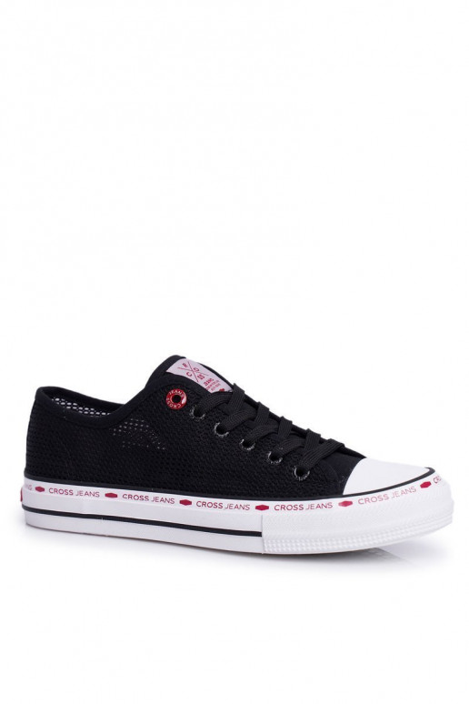 Vrijetijdsschoenen Cross Jeans zwarte kleur FF2R4015C Vrijetijdsschoenen Cross Jeans zwarte kleur FF2R4015C