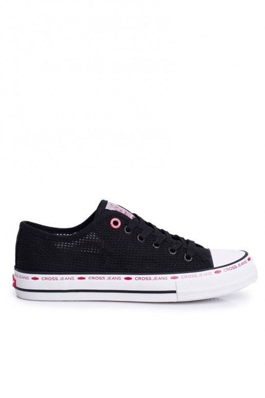 Vrijetijdsschoenen Cross Jeans zwarte kleur FF2R4015C Vrijetijdsschoenen Cross Jeans zwarte kleur FF2R4015C